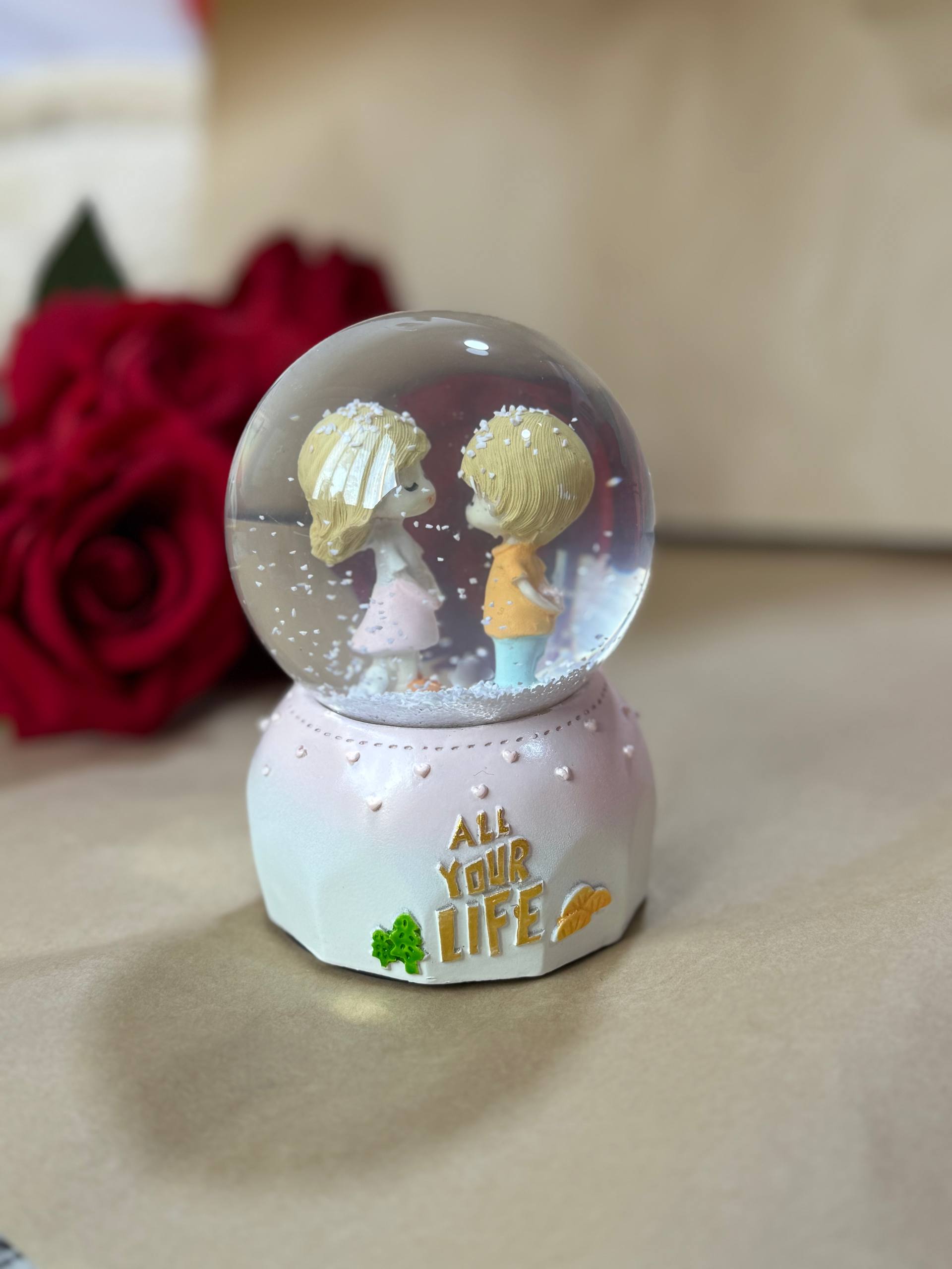 بلوره زجاجيه مع موسيقى