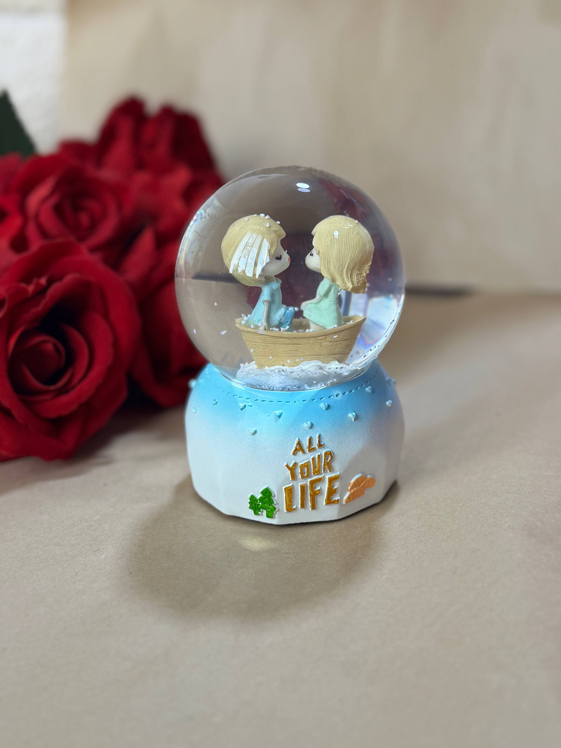 كرة ثلج بلورية موسيقية